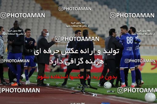 1605518, Tehran, , لیگ برتر فوتبال ایران، Persian Gulf Cup، Week 17، Second Leg، Esteghlal 1 v 0 Foulad Khouzestan on 2021/03/06 at Azadi Stadium