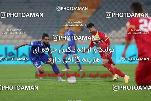 1605533, Tehran, , لیگ برتر فوتبال ایران، Persian Gulf Cup، Week 17، Second Leg، Esteghlal 1 v 0 Foulad Khouzestan on 2021/03/06 at Azadi Stadium