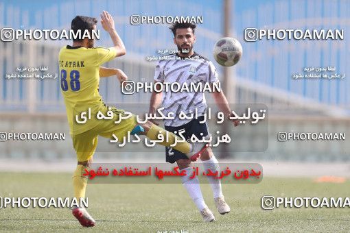 1608423, Tehran, , لیگ دسته دوم فوتبال کشور, 2020-21 season, Week 12, First Leg, Nirou Zamini Tehran 0 v 1 اترک بجنورد on 2021/03/08 at Ghadir Stadium