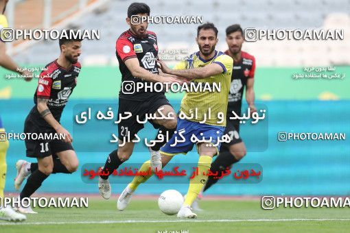1619084, Tehran, Iran, لیگ برتر فوتبال ایران، Persian Gulf Cup، Week 18، Second Leg، Persepolis 2 v 1 Naft M Soleyman on 2021/03/18 at Azadi Stadium