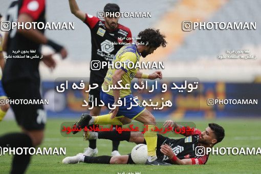 1619220, لیگ برتر فوتبال ایران، Persian Gulf Cup، Week 18، Second Leg، 2021/03/18، Tehran، Azadi Stadium، Persepolis 2 - ۱ Naft M Soleyman