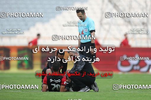 1619405, Tehran, Iran, لیگ برتر فوتبال ایران، Persian Gulf Cup، Week 18، Second Leg، Persepolis 2 v 1 Naft M Soleyman on 2021/03/18 at Azadi Stadium