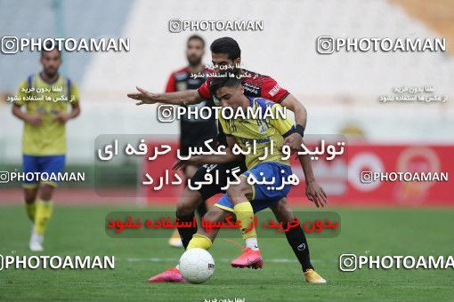 1619358, Tehran, Iran, لیگ برتر فوتبال ایران، Persian Gulf Cup، Week 18، Second Leg، Persepolis 2 v 1 Naft M Soleyman on 2021/03/18 at Azadi Stadium