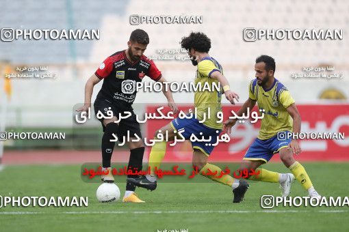 1619370, لیگ برتر فوتبال ایران، Persian Gulf Cup، Week 18، Second Leg، 2021/03/18، Tehran، Azadi Stadium، Persepolis 2 - ۱ Naft M Soleyman