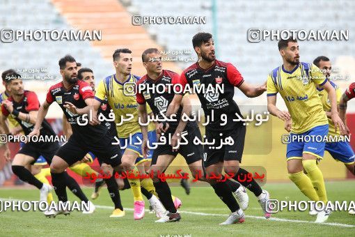1618147, Tehran, Iran, لیگ برتر فوتبال ایران، Persian Gulf Cup، Week 18، Second Leg، Persepolis 2 v 1 Naft M Soleyman on 2021/03/18 at Azadi Stadium