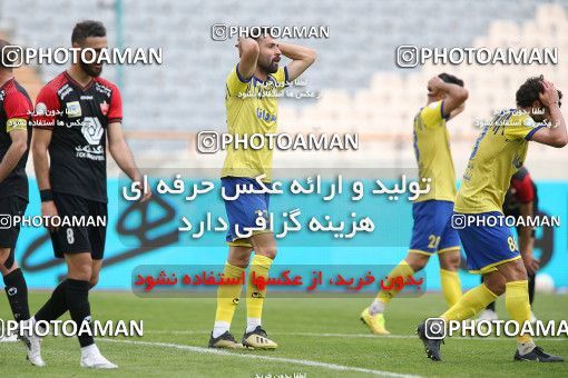 1618174, لیگ برتر فوتبال ایران، Persian Gulf Cup، Week 18، Second Leg، 2021/03/18، Tehran، Azadi Stadium، Persepolis 2 - ۱ Naft M Soleyman