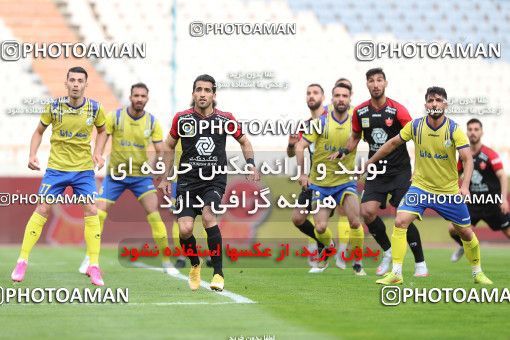 1618310, Tehran, Iran, لیگ برتر فوتبال ایران، Persian Gulf Cup، Week 18، Second Leg، Persepolis 2 v 1 Naft M Soleyman on 2021/03/18 at Azadi Stadium