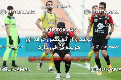 1618385, Tehran, Iran, لیگ برتر فوتبال ایران، Persian Gulf Cup، Week 18، Second Leg، Persepolis 2 v 1 Naft M Soleyman on 2021/03/18 at Azadi Stadium