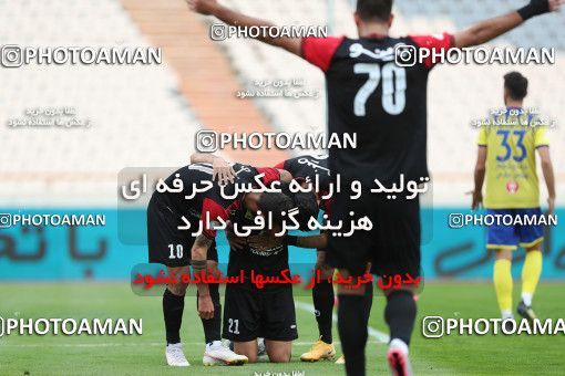1618388, Tehran, Iran, لیگ برتر فوتبال ایران، Persian Gulf Cup، Week 18، Second Leg، Persepolis 2 v 1 Naft M Soleyman on 2021/03/18 at Azadi Stadium