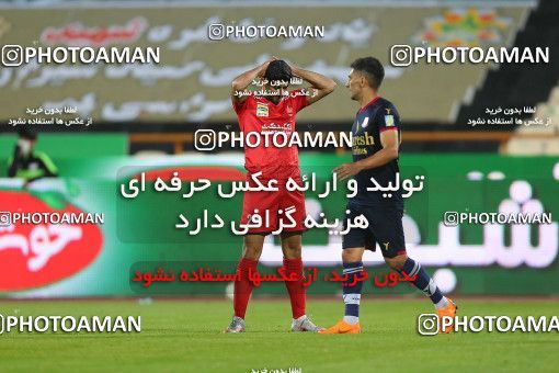 1709714, Tehran, Iran, لیگ برتر فوتبال ایران، Persian Gulf Cup، Week 20، Second Leg، Persepolis 2 v 0 Nassaji Qaemshahr on 2021/04/08 at Azadi Stadium