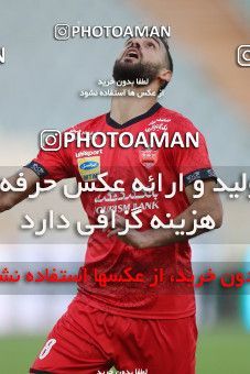 1632208, Tehran, Iran, لیگ برتر فوتبال ایران، Persian Gulf Cup، Week 20، Second Leg، Persepolis 2 v 0 Nassaji Qaemshahr on 2021/04/08 at Azadi Stadium