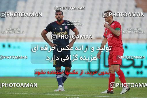 1632415, Tehran, Iran, لیگ برتر فوتبال ایران، Persian Gulf Cup، Week 20، Second Leg، Persepolis 2 v 0 Nassaji Qaemshahr on 2021/04/08 at Azadi Stadium