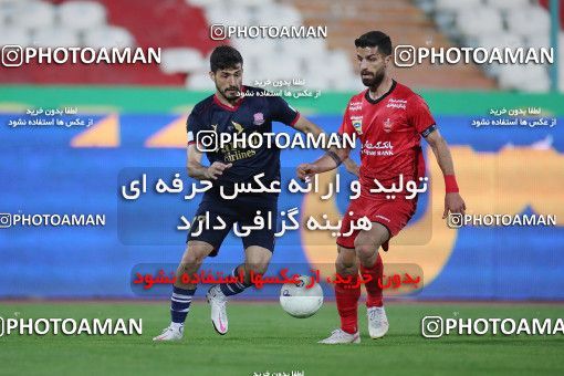 1632696, لیگ برتر فوتبال ایران، Persian Gulf Cup، Week 20، Second Leg، 2021/04/08، Tehran، Azadi Stadium، Persepolis 2 - 0 Nassaji Qaemshahr