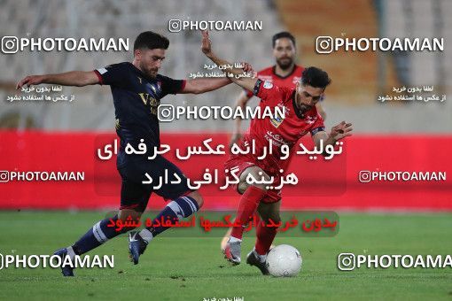 1632708, Tehran, Iran, لیگ برتر فوتبال ایران، Persian Gulf Cup، Week 20، Second Leg، Persepolis 2 v 0 Nassaji Qaemshahr on 2021/04/08 at Azadi Stadium