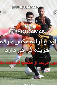 1644721, Tehran, , لیگ برتر فوتبال ایران، Persian Gulf Cup، Week 19، Second Leg، Saipa 0 v 1 Sepahan on 2021/04/05 at Azadi Stadium