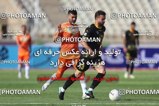 1710277, Tehran, , لیگ برتر فوتبال ایران، Persian Gulf Cup، Week 19، Second Leg، Saipa 0 v 1 Sepahan on 2021/04/05 at Azadi Stadium