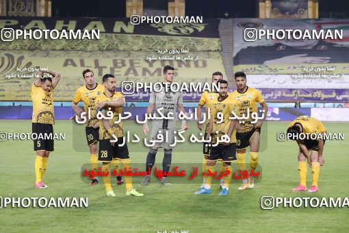 1648978, لیگ برتر فوتبال ایران، Persian Gulf Cup، Week 22، Second Leg، 2021/05/09، Isfahan، Naghsh-e Jahan Stadium، Sepahan 1 - ۱ Persepolis