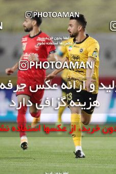 1648881, Isfahan, Iran, لیگ برتر فوتبال ایران، Persian Gulf Cup، Week 22، Second Leg، Sepahan 1 v 1 Persepolis on 2021/05/09 at Naghsh-e Jahan Stadium