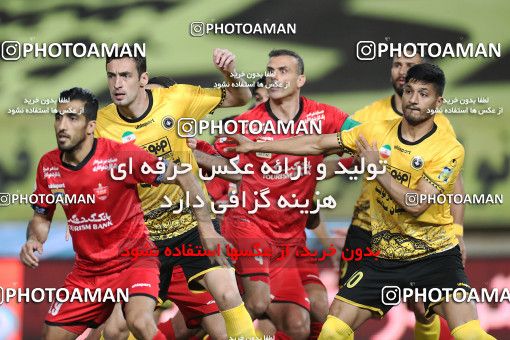1648855, Isfahan, Iran, لیگ برتر فوتبال ایران، Persian Gulf Cup، Week 22، Second Leg، Sepahan 1 v 1 Persepolis on 2021/05/09 at Naghsh-e Jahan Stadium