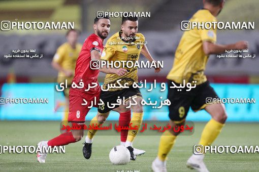 1648848, Isfahan, Iran, لیگ برتر فوتبال ایران، Persian Gulf Cup، Week 22، Second Leg، Sepahan 1 v 1 Persepolis on 2021/05/09 at Naghsh-e Jahan Stadium