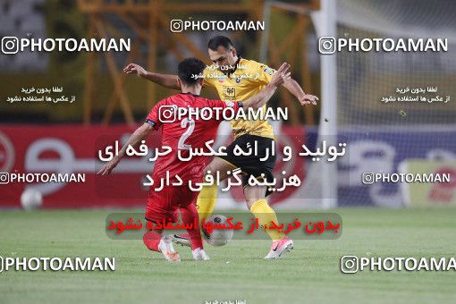 1649014, Isfahan, Iran, لیگ برتر فوتبال ایران، Persian Gulf Cup، Week 22، Second Leg، Sepahan 1 v 1 Persepolis on 2021/05/09 at Naghsh-e Jahan Stadium
