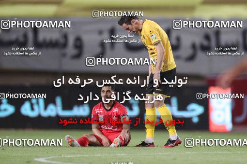 1648842, Isfahan, Iran, لیگ برتر فوتبال ایران، Persian Gulf Cup، Week 22، Second Leg، Sepahan 1 v 1 Persepolis on 2021/05/09 at Naghsh-e Jahan Stadium