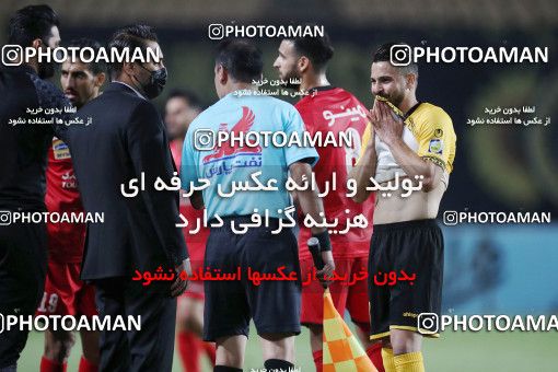1648993, Isfahan, Iran, لیگ برتر فوتبال ایران، Persian Gulf Cup، Week 22، Second Leg، Sepahan 1 v 1 Persepolis on 2021/05/09 at Naghsh-e Jahan Stadium