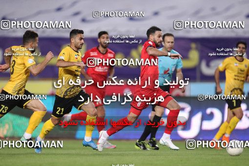 1649040, Isfahan, Iran, لیگ برتر فوتبال ایران، Persian Gulf Cup، Week 22، Second Leg، Sepahan 1 v 1 Persepolis on 2021/05/09 at Naghsh-e Jahan Stadium