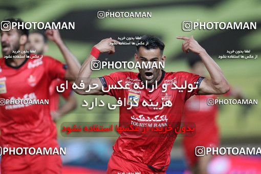 1649124, Isfahan, Iran, لیگ برتر فوتبال ایران، Persian Gulf Cup، Week 22، Second Leg، Sepahan 1 v 1 Persepolis on 2021/05/09 at Naghsh-e Jahan Stadium