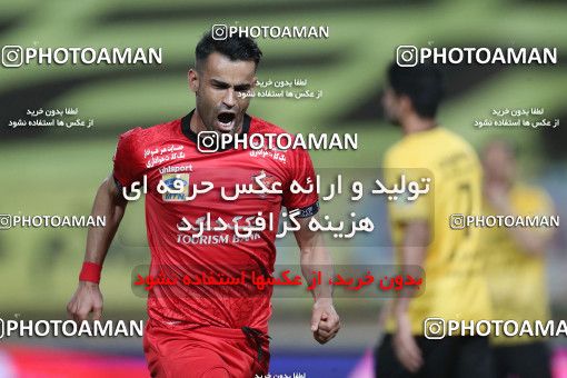 1649038, Isfahan, Iran, لیگ برتر فوتبال ایران، Persian Gulf Cup، Week 22، Second Leg، Sepahan 1 v 1 Persepolis on 2021/05/09 at Naghsh-e Jahan Stadium