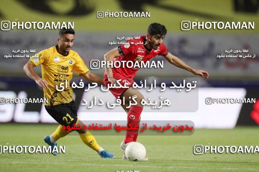 1649172, Isfahan, Iran, لیگ برتر فوتبال ایران، Persian Gulf Cup، Week 22، Second Leg، Sepahan 1 v 1 Persepolis on 2021/05/09 at Naghsh-e Jahan Stadium