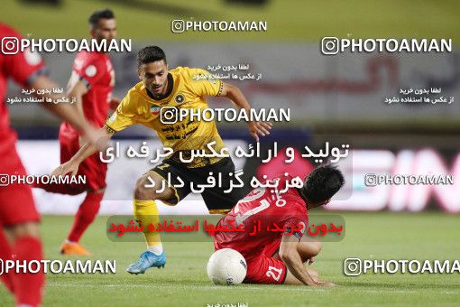 1649110, Isfahan, Iran, لیگ برتر فوتبال ایران، Persian Gulf Cup، Week 22، Second Leg، Sepahan 1 v 1 Persepolis on 2021/05/09 at Naghsh-e Jahan Stadium