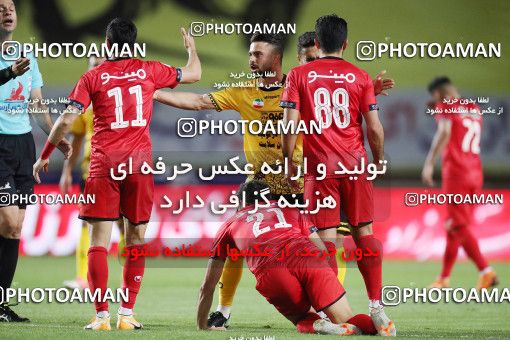 1649150, Isfahan, Iran, لیگ برتر فوتبال ایران، Persian Gulf Cup، Week 22، Second Leg، Sepahan 1 v 1 Persepolis on 2021/05/09 at Naghsh-e Jahan Stadium