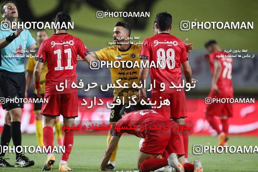 1649202, Isfahan, Iran, لیگ برتر فوتبال ایران، Persian Gulf Cup، Week 22، Second Leg، Sepahan 1 v 1 Persepolis on 2021/05/09 at Naghsh-e Jahan Stadium