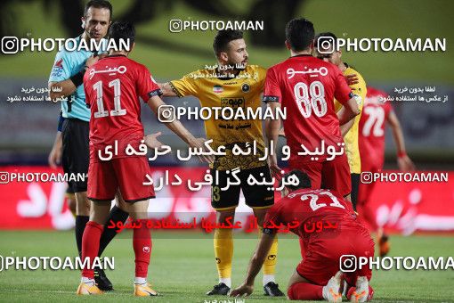 1649033, Isfahan, Iran, لیگ برتر فوتبال ایران، Persian Gulf Cup، Week 22، Second Leg، Sepahan 1 v 1 Persepolis on 2021/05/09 at Naghsh-e Jahan Stadium