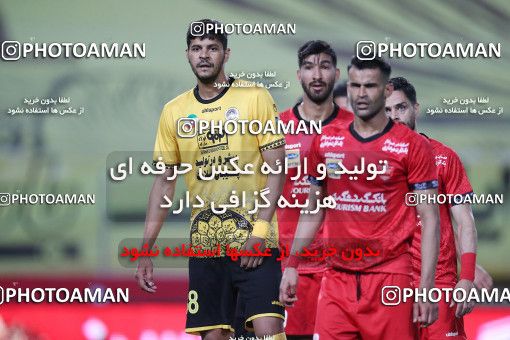 1649249, Isfahan, Iran, لیگ برتر فوتبال ایران، Persian Gulf Cup، Week 22، Second Leg، Sepahan 1 v 1 Persepolis on 2021/05/09 at Naghsh-e Jahan Stadium