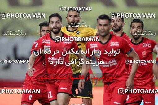 1649245, Isfahan, Iran, لیگ برتر فوتبال ایران، Persian Gulf Cup، Week 22، Second Leg، Sepahan 1 v 1 Persepolis on 2021/05/09 at Naghsh-e Jahan Stadium