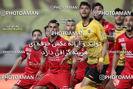 1649028, Isfahan, Iran, لیگ برتر فوتبال ایران، Persian Gulf Cup، Week 22، Second Leg، Sepahan 1 v 1 Persepolis on 2021/05/09 at Naghsh-e Jahan Stadium