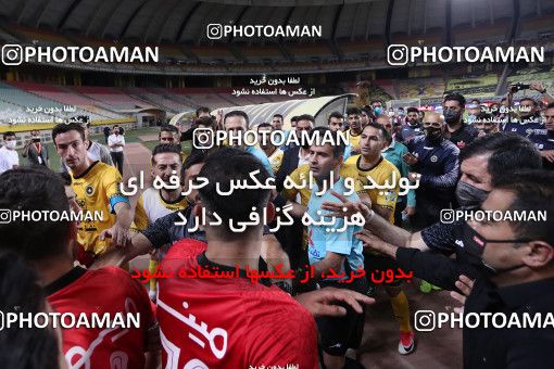 1649216, Isfahan, Iran, لیگ برتر فوتبال ایران، Persian Gulf Cup، Week 22، Second Leg، Sepahan 1 v 1 Persepolis on 2021/05/09 at Naghsh-e Jahan Stadium