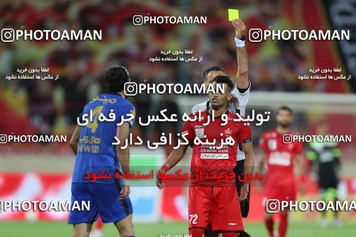 1650254, Tehran, Iran, لیگ برتر فوتبال ایران، Persian Gulf Cup، Week 23، Second Leg، Persepolis 1 v 0 Esteghlal on 2021/05/14 at Azadi Stadium