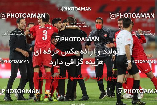 1650268, Tehran, Iran, لیگ برتر فوتبال ایران، Persian Gulf Cup، Week 23، Second Leg، Persepolis 1 v 0 Esteghlal on 2021/05/14 at Azadi Stadium