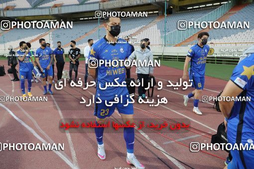 1653779, Tehran, Iran, لیگ برتر فوتبال ایران، Persian Gulf Cup، Week 23، Second Leg، Persepolis 1 v 0 Esteghlal on 2021/05/14 at Azadi Stadium