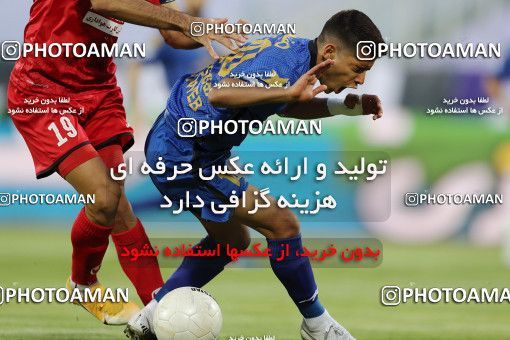 1653801, Tehran, Iran, لیگ برتر فوتبال ایران، Persian Gulf Cup، Week 23، Second Leg، Persepolis 1 v 0 Esteghlal on 2021/05/14 at Azadi Stadium