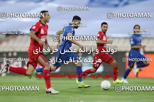 1653719, Tehran, Iran, لیگ برتر فوتبال ایران، Persian Gulf Cup، Week 23، Second Leg، Persepolis 1 v 0 Esteghlal on 2021/05/14 at Azadi Stadium