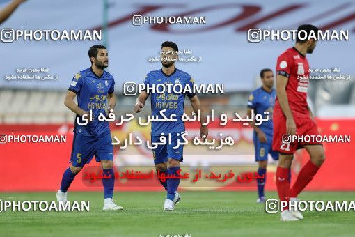 1653974, Tehran, Iran, لیگ برتر فوتبال ایران، Persian Gulf Cup، Week 23، Second Leg، Persepolis 1 v 0 Esteghlal on 2021/05/14 at Azadi Stadium