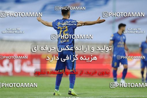 1653938, Tehran, Iran, لیگ برتر فوتبال ایران، Persian Gulf Cup، Week 23، Second Leg، Persepolis 1 v 0 Esteghlal on 2021/05/14 at Azadi Stadium