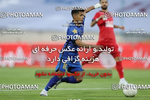 1653770, Tehran, Iran, لیگ برتر فوتبال ایران، Persian Gulf Cup، Week 23، Second Leg، Persepolis 1 v 0 Esteghlal on 2021/05/14 at Azadi Stadium