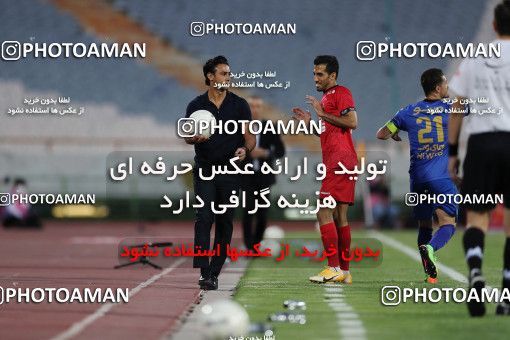 1653865, Tehran, Iran, لیگ برتر فوتبال ایران، Persian Gulf Cup، Week 23، Second Leg، Persepolis 1 v 0 Esteghlal on 2021/05/14 at Azadi Stadium