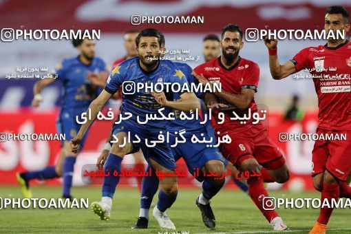 1653809, Tehran, Iran, لیگ برتر فوتبال ایران، Persian Gulf Cup، Week 23، Second Leg، Persepolis 1 v 0 Esteghlal on 2021/05/14 at Azadi Stadium