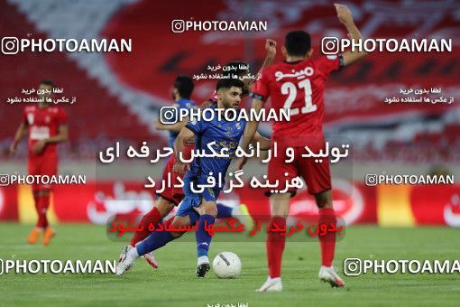 1653926, Tehran, Iran, لیگ برتر فوتبال ایران، Persian Gulf Cup، Week 23، Second Leg، Persepolis 1 v 0 Esteghlal on 2021/05/14 at Azadi Stadium